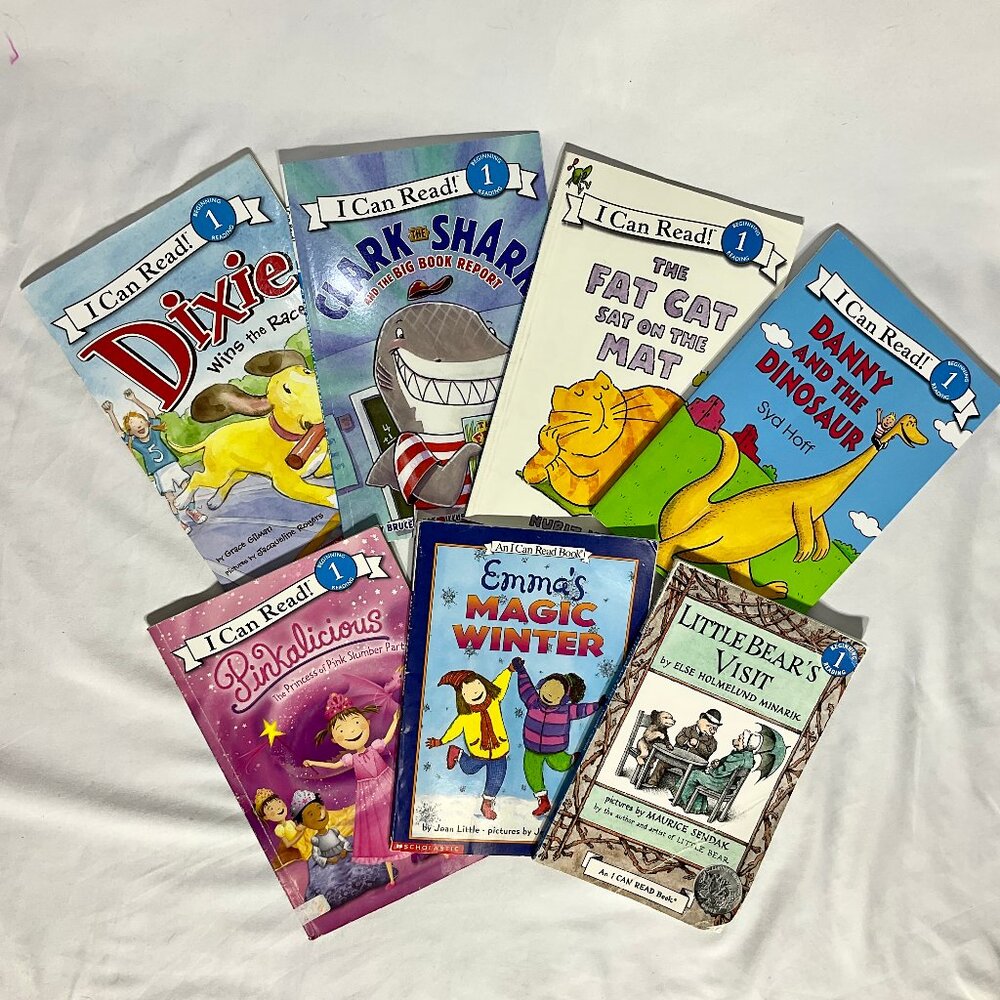 I Can Read Set of 7 Level 1 Beginning Reading Books Childrens Elementary School